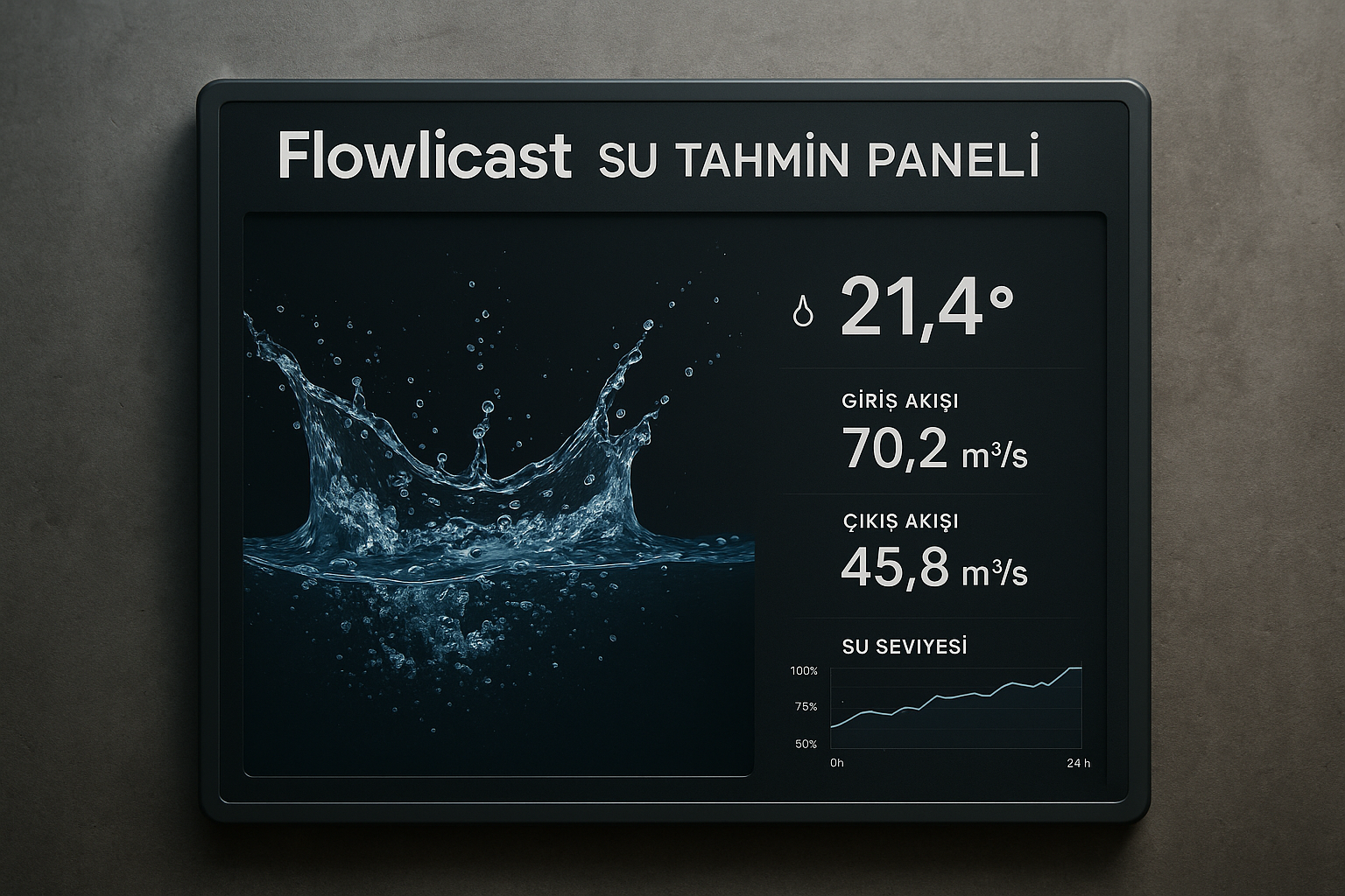 Flowlicast Su Tahmin Paneli